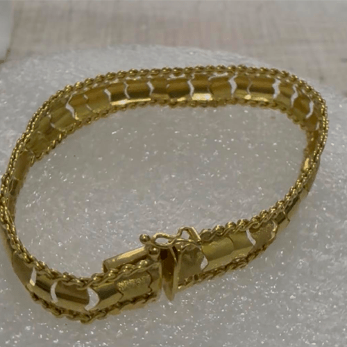 Pulseira em ouro amarelo 18k